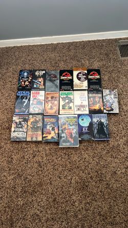 Classic VHS movies lot
