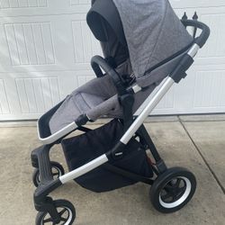 Used Thule Sleek Stroller Gray/Black