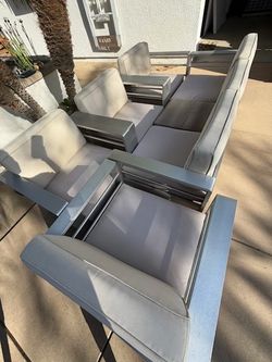 Aluminum outdoor furniture set