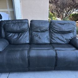 Dark Grey Electric Recliner Couch