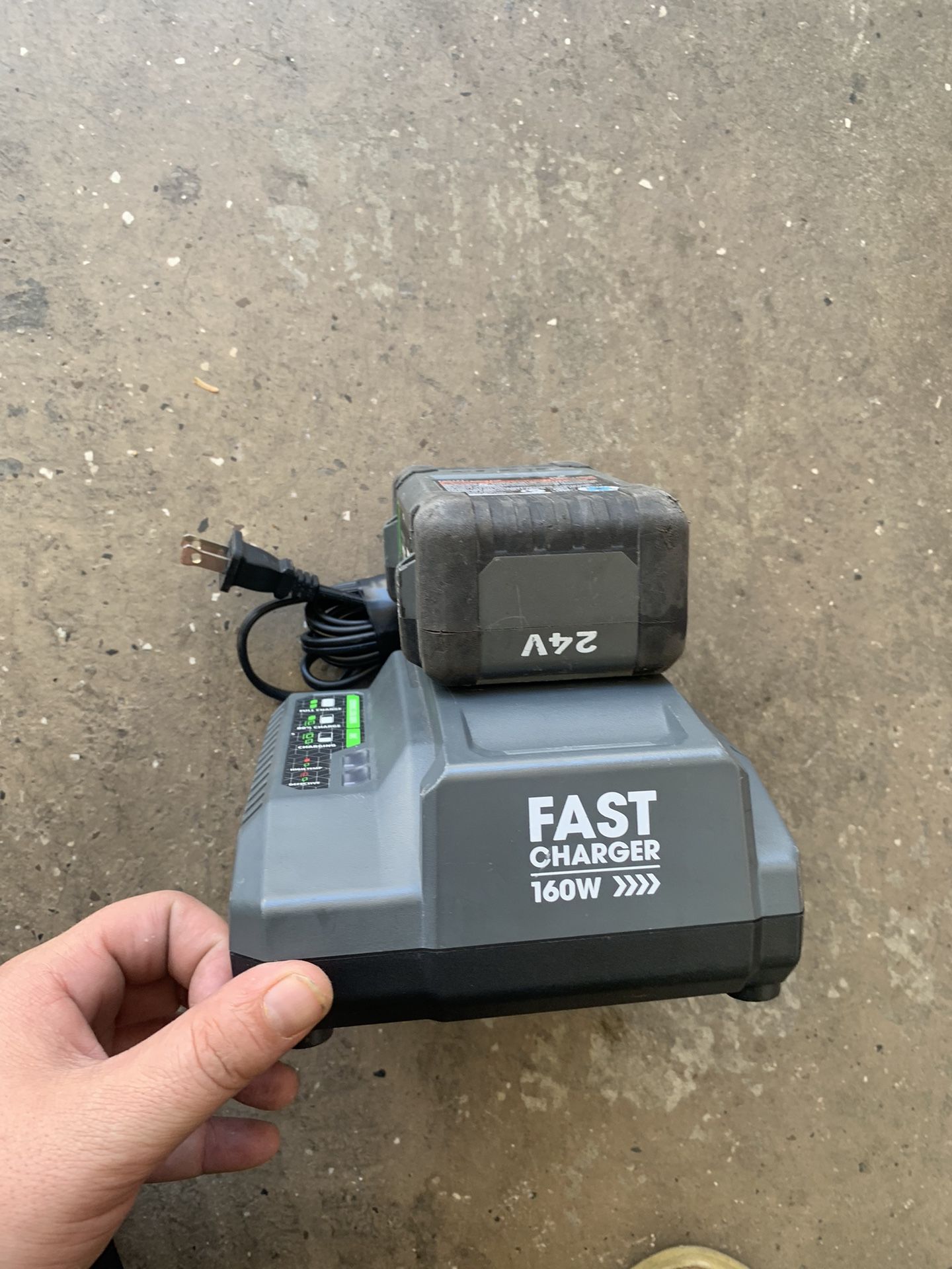 Flex with 3.5Ah Stacked Lithium Battery and 160W Fast Charger - FX1451-1F, Gre