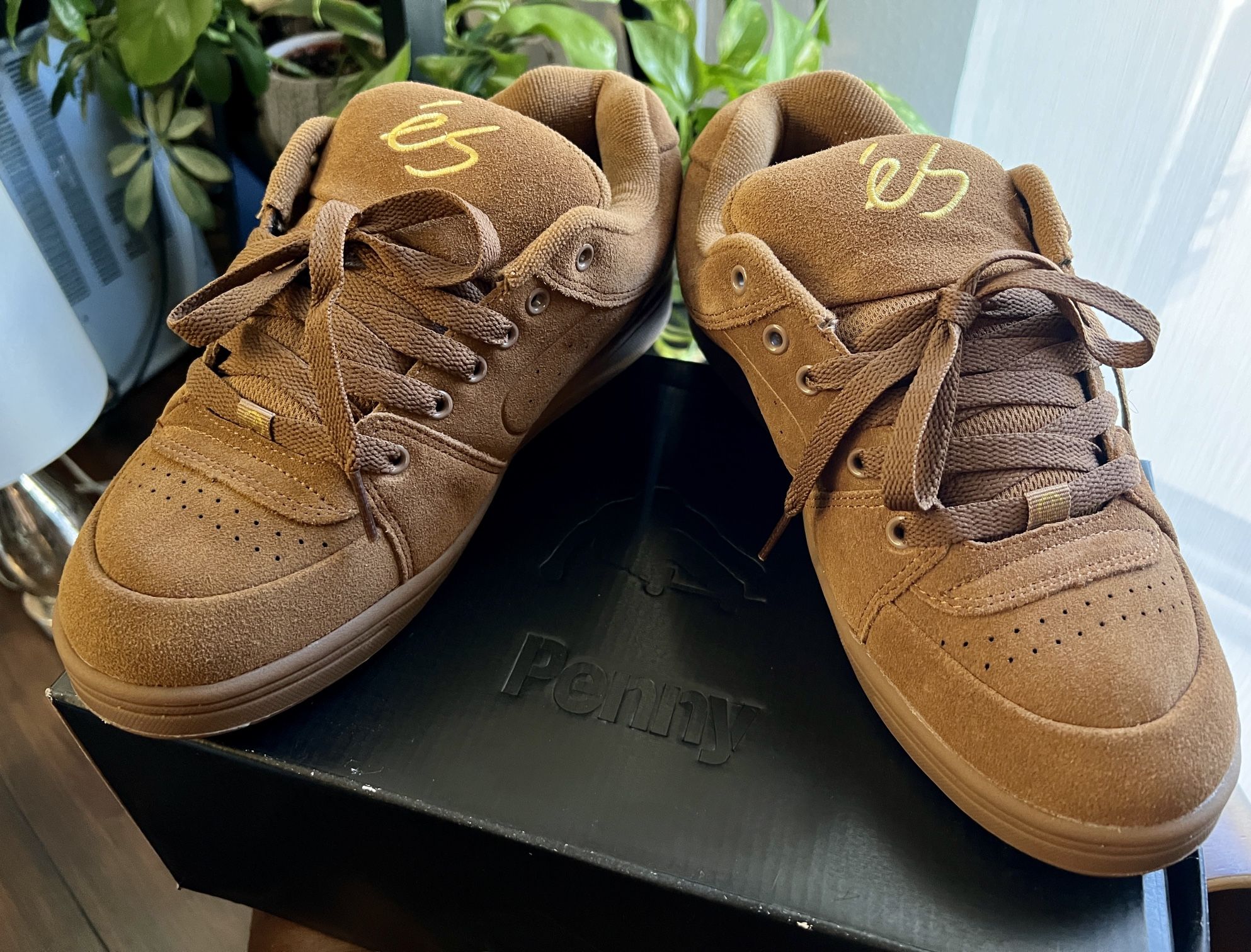 Es Skateboard Shoes Accel OG Tom Penny RS Brown Gum Size 9 - New & Unworn