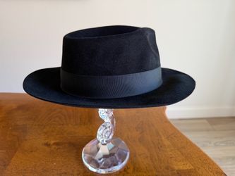 Nordstrom Classic Private Label 100% Wool Fedora Made in USA Size L $35