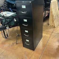 File Cabinet, Black, Fairly New