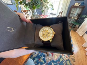 Bulova Skeleton Self-winding Dress Watch