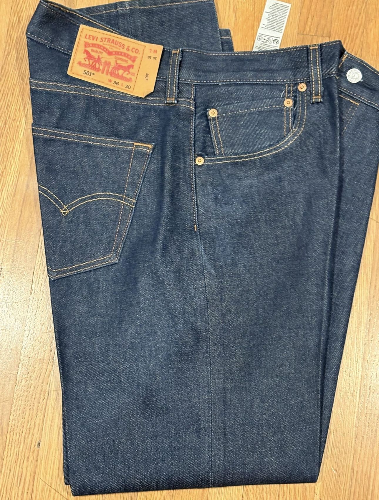 Levi’s Button fly Shrink To Fit 501 Jeans