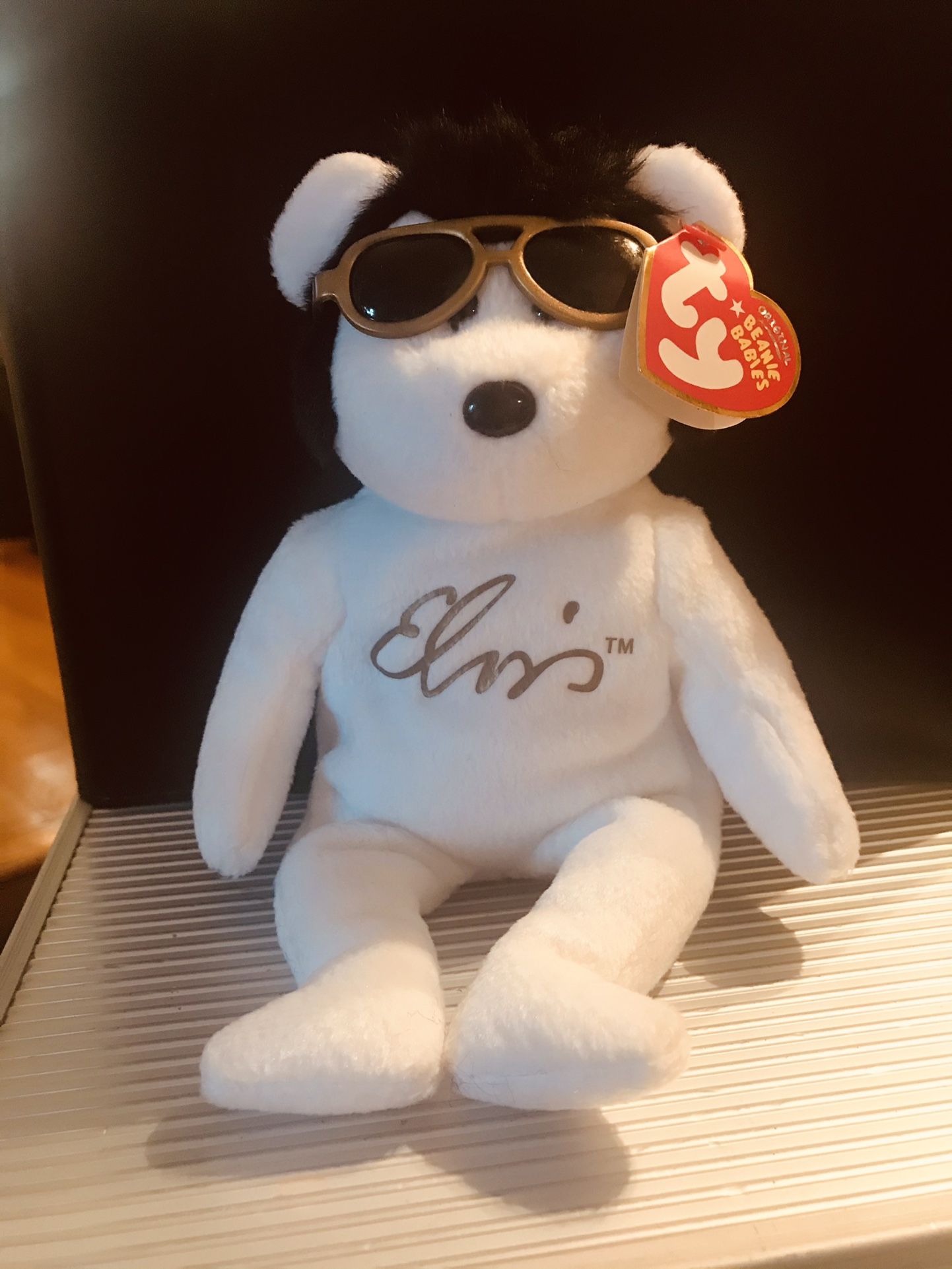 Elvis Viva Los Beanies (ty Beanie baby) Tag Still Attached