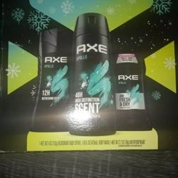 AXE FRESH BODY CARE GIFT SET CEDAERWOOD NEW IN BOX  ( 3 PIECE GIFT SET)Sh