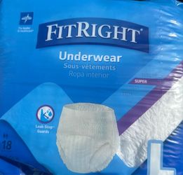 FitRight Super Protective Underwear Large 18-Count