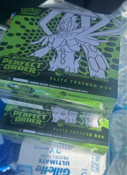 Pokemon Center perfect order ETB