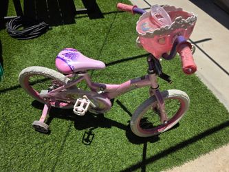 Used huffy kids princess bike assembled