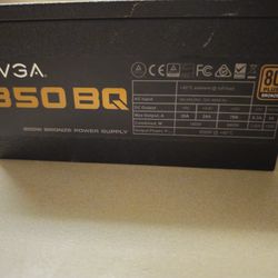 EVGA 850 BQ POWER SUPPLY