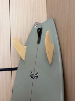 Lost Rnf 96 5'8 with glass ons (surfboard, twin fin, 2 + 1, surf, fish)