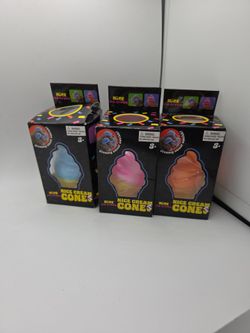 Nice Cream Cones Squishy Toy – Set of 3