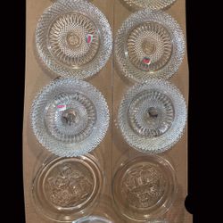 avon lead crystals plates