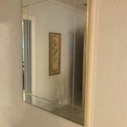 Mirror 41 Inches By 30 Gold Frame