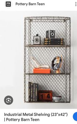 Industrial Metal Shelving For A Teen
