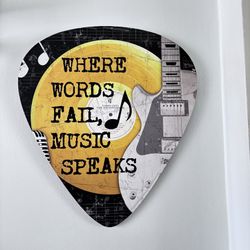 Guitar Pick Decor