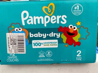Pampers Baby Dry Diapers - Size 2 - 112ct