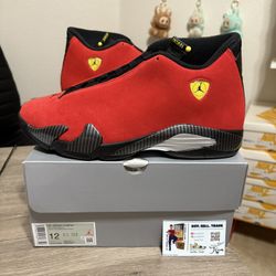 Size 12 - Air Jordan 14 Retro Ferrari Red 2025 