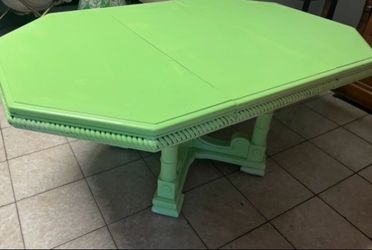 Lovely vintage green table