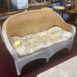Wicker Bench