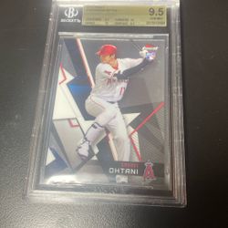 2018 Topps Finest Shohei Ohtani Rookie BGS 9.5++ w/Two 10 Subgrades