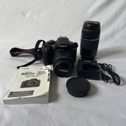 Canon Rebel T6 Kit + 75-300mm