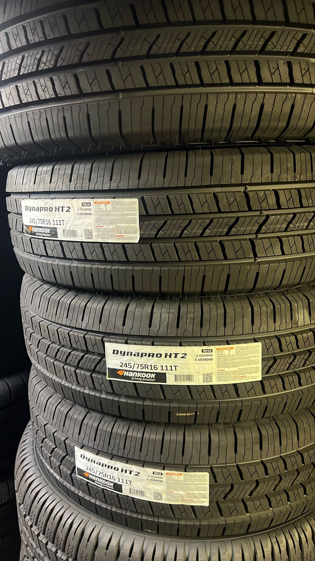 245/75/16 Hankook Tires