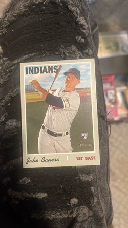Jake Bauers Topps Heritage RC Baseball Card