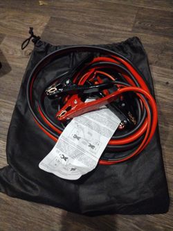 New Car Jumper Cables 12 Ft In Bag 