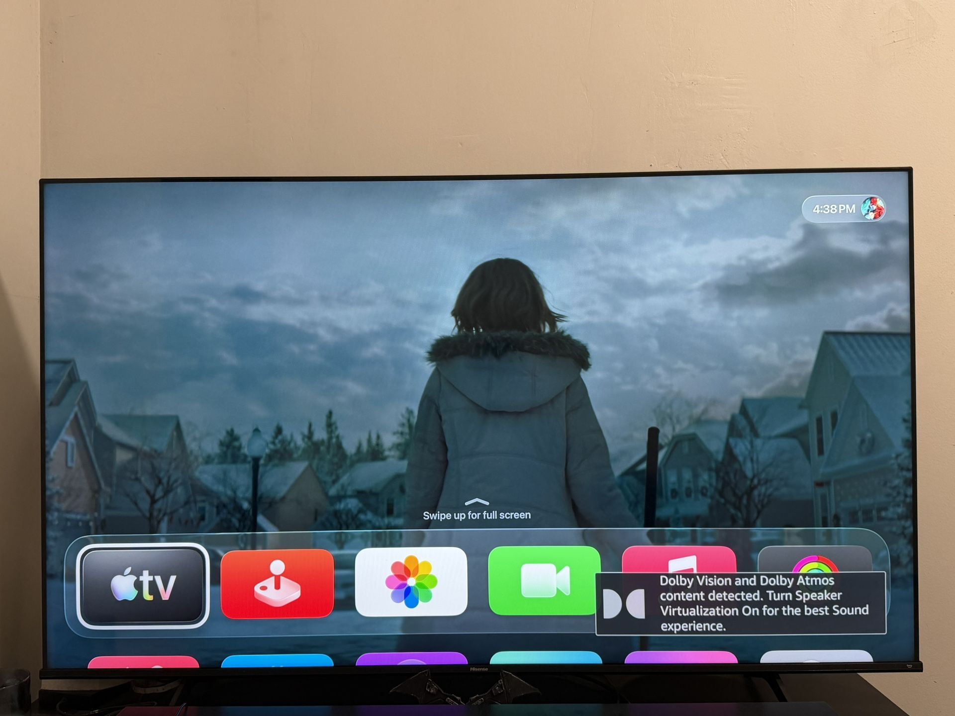 65 Inch Hisense Tv And Apple Tv 