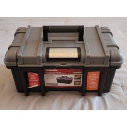 Husky 22-in Extra Wide Large Capacity Modular Lockable Tool Box With Inner Tray