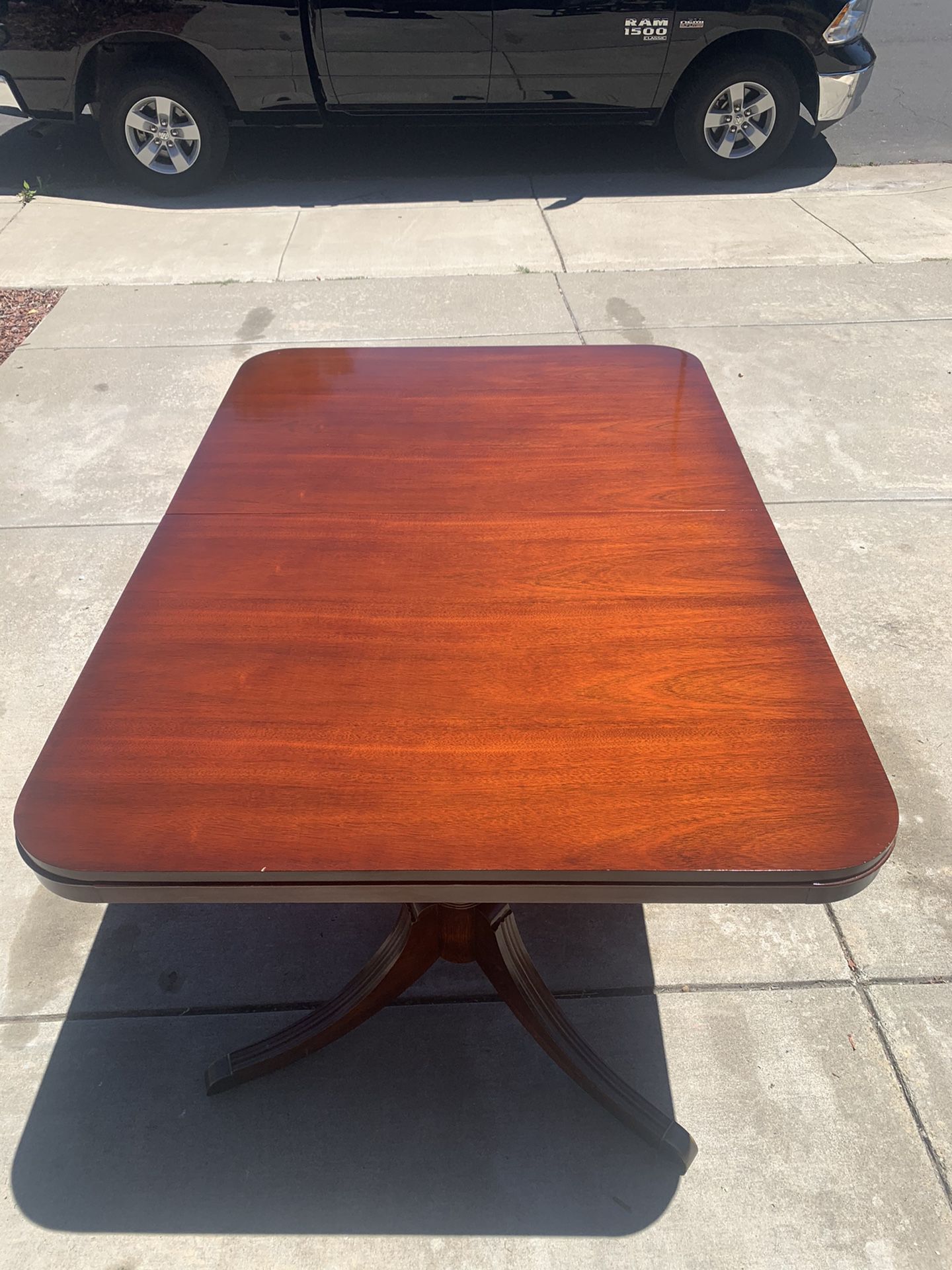 FREE !! 1956 Antique Mahogany Table and Chair Set