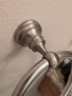 Brushed Nickel Bathroom Accessory Set