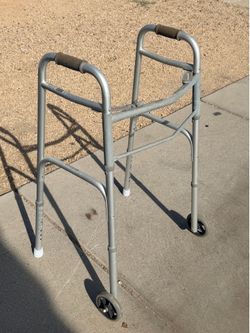 Adjustable Metal Walker - 300lb Weight Capacity