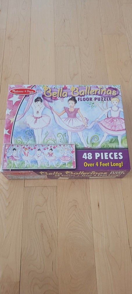 Melissa & Doug's Bella Ballerina Floor Puzzle, 48 Pieces