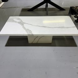 Custom Coffee Table/ Calacatta Quartz