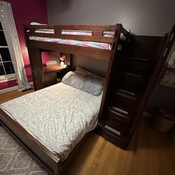 Solid wood multifunctional bunk bed set for sale for $425