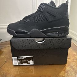 Air Jordan 4 - Black Cat - Size 8.5 - NYC Only 