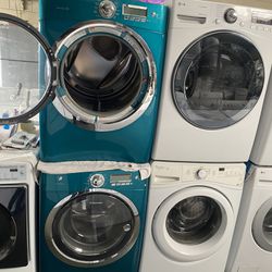 Set Washer And Dryer Gas 