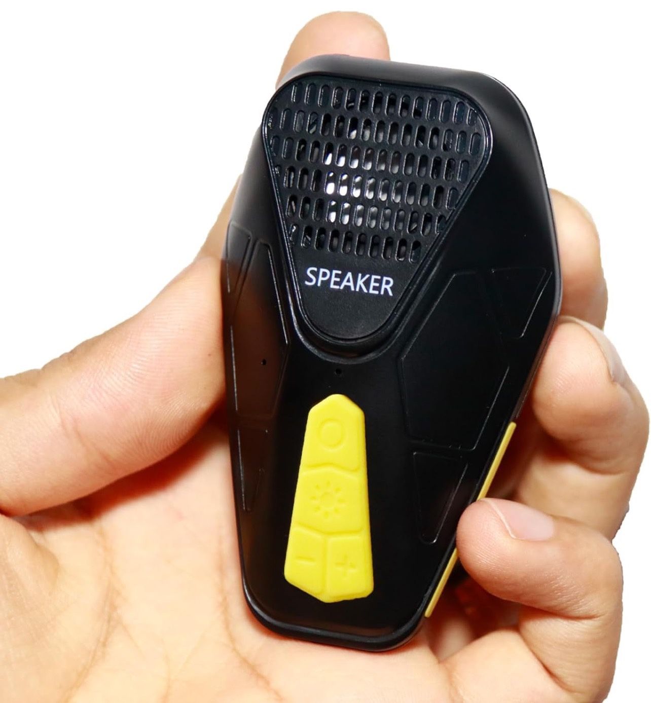 Wearable Bluetooth Speaker with Built-Built-in Noise-Canceling Microphone-Free Calling IP67 Waterproof Wireless Speaker with Built-in Lighting for Bik