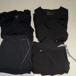 Small Black Scrubs