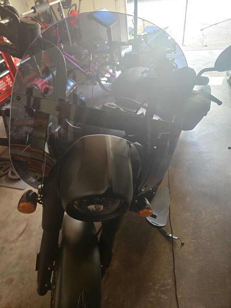 Indian springfield smoked windshield