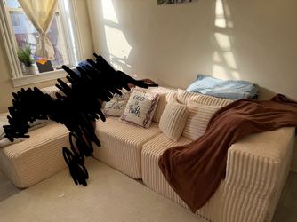107” sectional couch