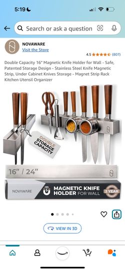 Magnetic Knife Block