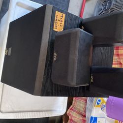 JVC Subwoofer and Satellite Speakers