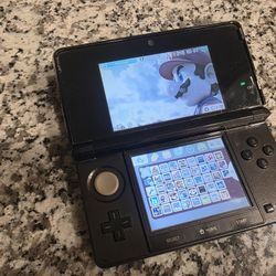 Nintendo 3ds Cosmo Black Custom Video Game Console 
