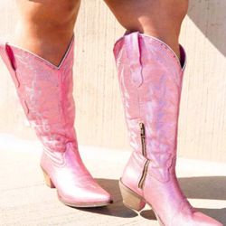 COWGIRL BOOTS - Pink Size 11 Western boot 