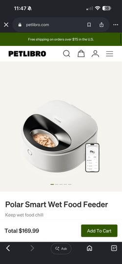 Smart wet food feeder